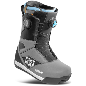 Thirty Two STW Double Boa x Bomb Hole Snowboard Boots in Gray size 10 Rubber 2026