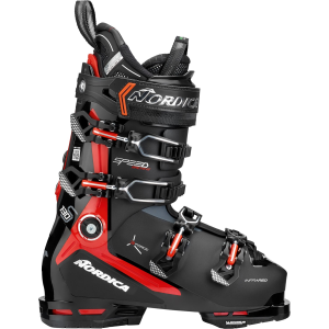 Nordica Speedmachine 3 130 S Ski Boots in Red size 24.5 Aluminum 2024