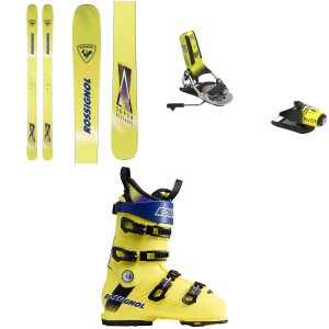 Rossignol Super Black Ops Skis 172 Package (172 cm) + 105 Adult Alpine Bindings Titanal in Gold size 172/105 Aluminum 2026