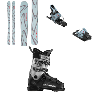 Salomon QST 94 Skis 164 Package (164 cm) + 100 Adult Alpine Bindings in Orange size 164/100 2026