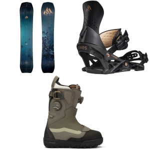 Women's Jones Howler Snowboard 2026   145 Package (145 cm) + M Womens in White size 145/M | Nylon/Plastic