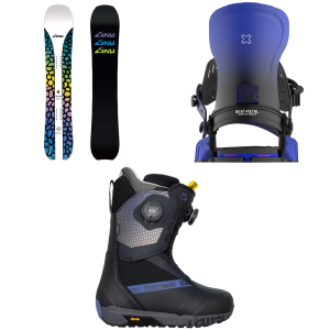 GNU GNU Barrett Snowboard 152 Package (152 cm) + M/L Womens in Blue size 152/M/L Nylon/Aluminum 2026