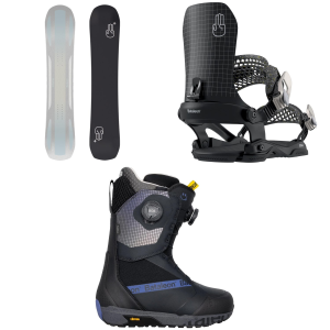 Bataleon Bataleon Push Up+ Snowboard 146 Package (146 cm) + M/L Womens in Black size 146/M/L Aluminum 2026