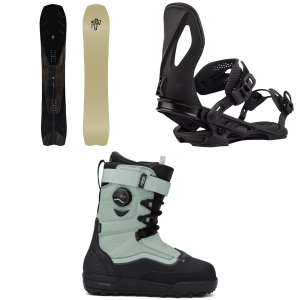 Arbor Bryan Iguchi Pro Snowboard 162 Package (162 cm) + S in White size 162/S Plastic 2026