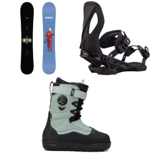 Arbor El Camino Snowboard 158 Package (158 cm) + S in Black size 158/S Plastic 2026