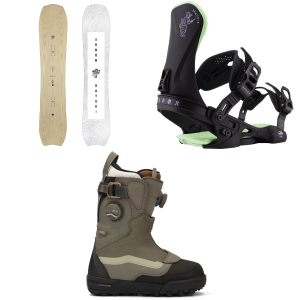 Arbor Satori Snowboard 154 Package (154 cm) + M in Black size 154/M Aluminum/Plastic 2026