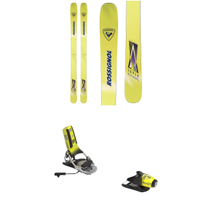 Rossignol Super Black Ops Skis 182 Package (182 cm) + 105 Adult Alpine Bindings Titanal in Gold size 182/105 Aluminum 2026