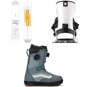 GNU Upgrade C2E Snowboard 153 Package (153 cm) + L in Blue size 153/L Aluminum 2026