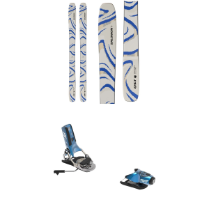 Salomon QST 106 Skis 165 Package (165 cm) + 105 Adult Alpine Bindings in Blue size 165/105 Aluminum 2026