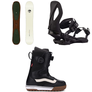 Arbor Verado Snowboard 157 Package (157 cm) + S in Black size 157/S Plastic 2026