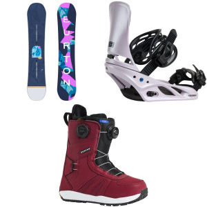 Burton Burton Yeasayer Snowboard 148 Package (148 cm) + L Womens size 148/L Aluminum 2026