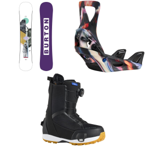 Burton Burton Hideaway Snowboard 155 Package (155 cm) + M Womens size 155/M Nylon 2026