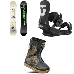 CAPiTA Spring Break Resort Twin Snowboard 156 Package (156 cm) + S in Black size 156/S Aluminum 2026