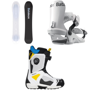 Bataleon Thunderstorm Snowboard 161 Package (161 cm) + Large/X Large in White size 161/L/Xl Aluminum/Rubber 2026