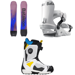 Bataleon Whatever Snowboard 148 Package (148 cm) + Large/X Large in White size 148/L/Xl Aluminum/Rubber 2026
