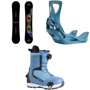 Burton Cultivator Snowboard 145 Package (145 cm) + S in Orange size 145/S Nylon 2026