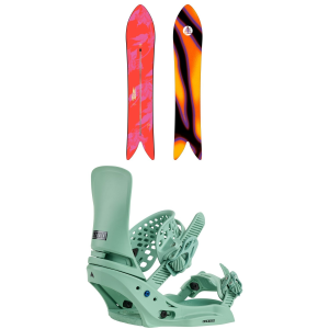 Burton Family Tree Smooth Operator Snowboard 144 Package (144 cm) + M in Green size 144/M Nylon 2026