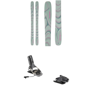 Salomon QST 100 Skis 180 Package (180 cm) + 105 Adult Alpine Bindings in Orange size 180/105 Aluminum 2026
