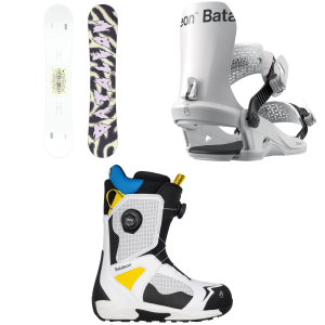 Bataleon Disaster Snowboard 153W Package (153W cm) + Large/X Large in White size 153W/L/Xl Aluminum/Rubber 2026