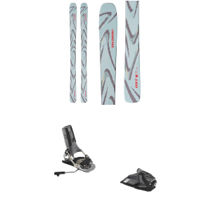 Salomon QST 94 Skis 188 Package (188 cm) + 95 Adult Alpine Bindings in Black size 188/95 2027