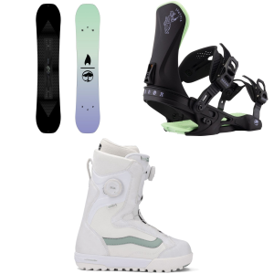 Arbor Arbor Kuro Neko Snowboard 141 Package (141 cm) + S Womens in Black size 141/S Aluminum/Plastic 2026