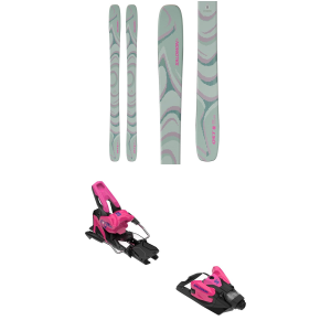 Salomon QST 100 Skis 164 Package (164 cm) + 100 Adult Alpine Bindings in Orange size 164/100 2026
