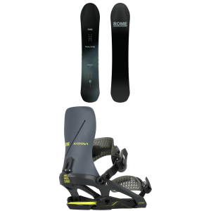 Rome Ravine Pro Snowboard 161 Package (161 cm) + S in Black size 161/S Nylon/Aluminum 2026