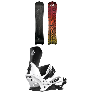 Jones Freecarver 6000S Snowboard 154 Package (154 cm) + M in White size 154/M Nylon/Plastic 2026