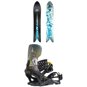 Jones Storm Wolf Snowboard 150 Package (150 cm) + L in Gray size 150/L Plastic 2026
