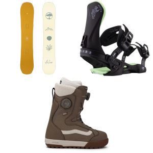 Arbor Arbor Swoon Decon Snowboard 140 Package (140 cm) + S Womens in Black size 140/S Aluminum/Plastic 2026
