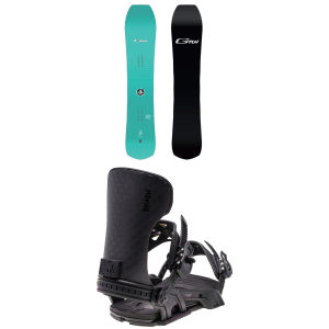 GNU GreMedium/Largein C3 Snowboard 161 Package (161 cm) + L in Black size 161/L Aluminum 2026