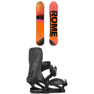Rome Ravine Snowboard 159W Package (159W cm) + S in Black size 159W/S Nylon/Aluminum 2026