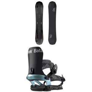 Bataleon Goliath+ Snowboard 153 Package (153 cm) + S in Black size 153/S Aluminum 2026
