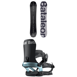 Bataleon Turbo Snowboard 158W Package (158W cm) + Large/X Large in Black size 158W/L/Xl Aluminum 2026
