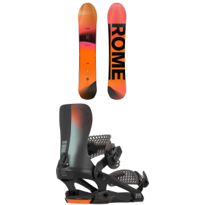 Rome Ravine Snowboard 162W Package (162W cm) + S in Black size 162W/S Nylon/Aluminum 2026