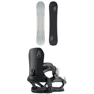 Bataleon Bataleon Push Up+ Snowboard 138 Package (138 cm) + S Womens in Black size 138/S Aluminum 2026