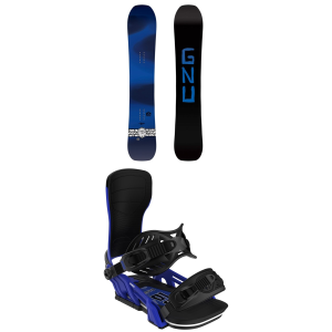 GNU Banked Country C3 Snowboard 160W Package (160W cm) + L in White size 160W/L Aluminum 2026