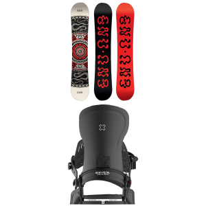 GNU GNU Ladies Choice Asym C2X Snowboard 151.5 Package (151.5 cm) + M/L Womens in Blue size 151.5/M/L Nylon/Aluminum 2026