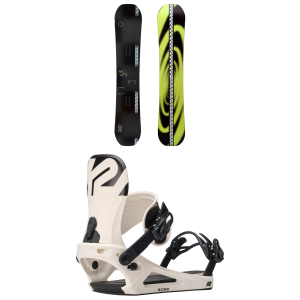 K2 Hypnotist Snowboard 154W Package (154W cm) + L in White size 154W/L Nylon 2026