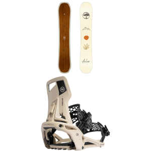 Arbor Arbor Swoon Snowboard 140 Package (140 cm) + S Mens in White size 140/S Nylon 2026