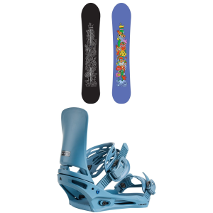 Burton Counterbalance Snowboard 162 Package (162 cm) + S in Black size 162/S Aluminum 2026