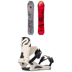 K2 Sky Pilot Snowboard 154 Package (154 cm) + M in White size 154/M Nylon/Bamboo 2026