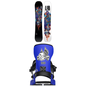 Lib Tech Terrain Wrecker C2X Snowboard 156W Package (156W cm) + M in Blue size 156W/M Aluminum 2026