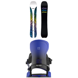 GNU GNU Barrett Snowboard 155 Package (155 cm) + S/M Womens in Black size 155/S/M Nylon/Aluminum 2026