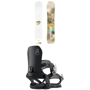 Bataleon Whatever x Rop van Mierlo Snowboard 151 Package (151 cm) + S in Black size 151/S Aluminum 2026