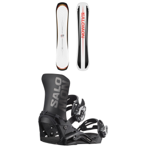 Salomon Assassin Snowboard 162 Package (162 cm) + M in Black size 162/M Rubber 2026