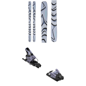 Salomon QST 100 Skis 164 Package (164 cm) + 100 Adult Alpine Bindings in Green size 164/100 2026