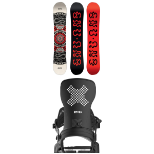 GNU GNU Ladies Choice Asym C3 Snowboard 148.5 Package (148.5 cm) + S/M Womens in Mauve size 148.5/S/M 2026