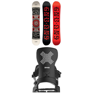 GNU GNU Ladies Choice Asym C2X Snowboard 145.5 Package (145.5 cm) + S/M Womens in Mauve size 145.5/S/M 2026