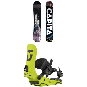 CAPiTA Defenders Of Awesome Snowboard 162 Package (162 cm) + M in Brown size 162/M Plastic 2026